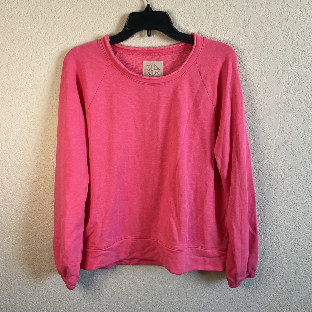 Chaser Womens Small‎ Pink Long Sleeve Top